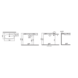 Vitra Nest Trendy 80 Cm Tezgah Üstü Lavabo