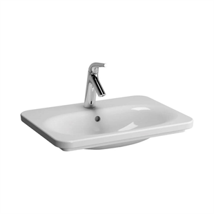 Vitra Nest Trendy Parlak Beyaz 60 Cm Tezgah Lavabo