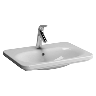 Vitra Nest Trendy Parlak Beyaz 60 Cm Tezgah Lavabo