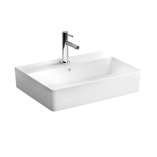 Vitra Nuo Dikdörtgen Beyaz Lavabo, 60 Cm