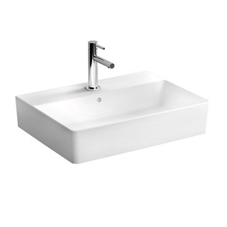 Vitra Nuo Dikdörtgen Beyaz Lavabo, 60 Cm
