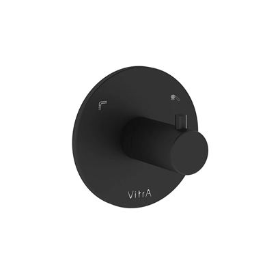 Vitra Origin Ankastre 2 Yollu Yönlendirici (Sıva Üstü Grubu) Mat Siyah