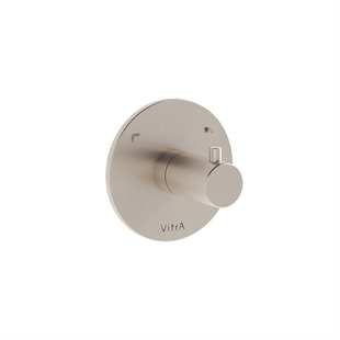 Vitra Origin Ankastre 2 Yollu Yönlendirici (Sıva Üstü Grubu) Fırçalı Nikel