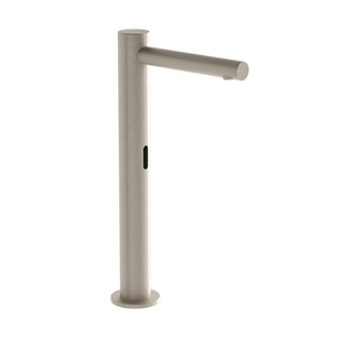 Vitra Origin Temassız Lavabo Bataryası (Çanak) (Pilli - Tek Su Girişli) Fırçalı Nikel
