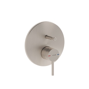 Vitra Origin Ankastre Banyo Bataryası (Minibox) (Sıva Üstü Grubu) Fırçalı Nikel