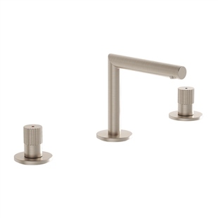 Vitra Origin Üç Delikli Lavabo Bataryası Fırçalı Nikel