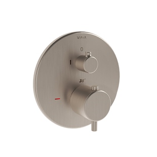 Vitra Origin Ankastre Termostatik Duş Bataryası (V-Box) (Sıva Üstü Grubu) Fırçalı Nikel