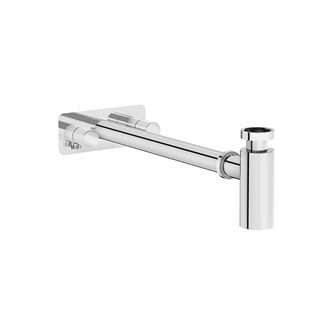 Vitra Origin Lavabo Sifon Seti (Simetrik, Rozetli) Krom