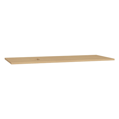 Vitra Origin Üst Tezgah 120 Cm, Ahşap Armatür Deliksiz, Sol Sifon Delikli, Açık Meşe