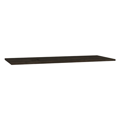 Vitra Origin Üst Tezgah 120 Cm, Ahşap Armatür Deliksiz, Sol Sifon Delikli, Karaağaç
