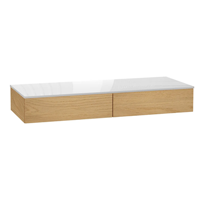 Vitra Origin Yan Dolabı 120 Cm, İki Çekmeceli Açık Meşe
