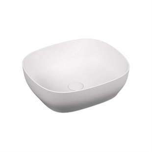 Vitra Outline 48 Cm Mat Beyaz Kare Lavabo