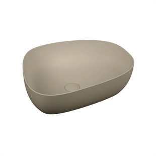 Vitra Outline 56 Cm Mat Bej Asimetrik Lavabo