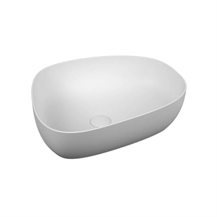 Vitra Outline 56 Cm Mat Beyaz Asimetrik Lavabo