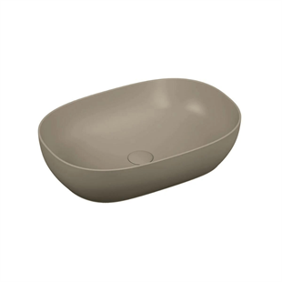 Vitra Outline 59 Cm Mat Bej Oval Lavabo