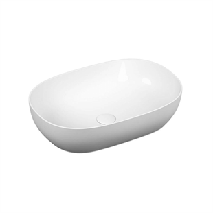 Vitra Outline 59 Cm Parlak Beyaz Oval Lavabo