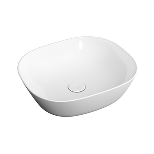 Vitra Clean Plural Kare Alçak Çanak Lavabo 45 Cm, Beyaz