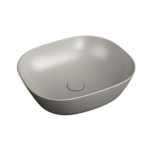 Vitra Plural 45 Cm Kare Çanak Lavabo Mat Bej
