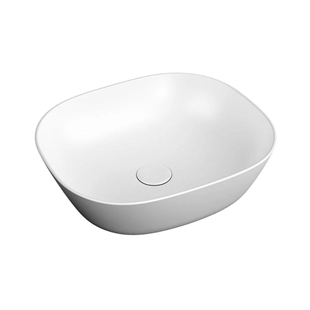 Vitra Plural 45 Cm Kare Çanak Lavabo Mat Beyaz