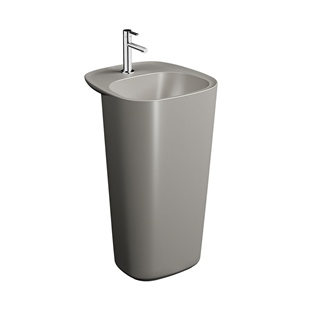 Vitra Plural 50 Cm Mat Bej Monoblok Lavabo