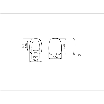 Vitra Plural Klozet Kapağı Sök-Tak Altın Metal Menteşeli Mat Bej
