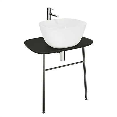 Vitra Plural Lavabo Dolabı 70 Cm, Asma, Alçak Mat Siyah