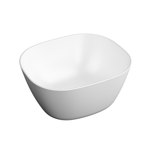 Vitra Plural Mat Beyaz 45 Cm Kare Yüksek Çanak Lavabo