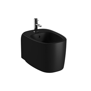 Vitra Plural Mat Siyah Asma Bide