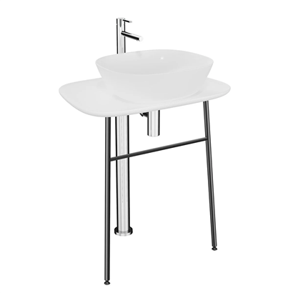Vitra Plural Serbest Lavabo Dolabı 70 Cm, Yüksek Beyaz