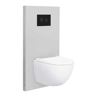 Vitra Renoform Asma Klozetler İçin Taharet Deliksiz Platform, 10.5 Cm Açık Gri