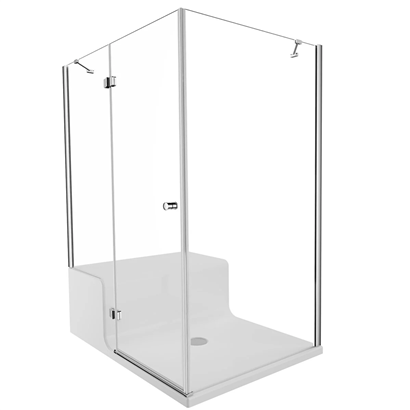 Vitra Roomy Neo Kompakt Sağ Çekmece Duş Ünitesi 120x90 cm
