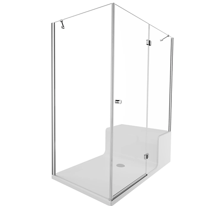 Vitra Roomy Neo Kompakt Sağ Duş Ünitesi 150x90 cm