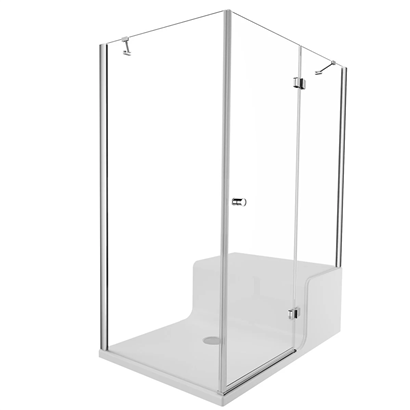 Vitra Roomy Neo Kompakt Sağ Duş Ünitesi 120x80 cm