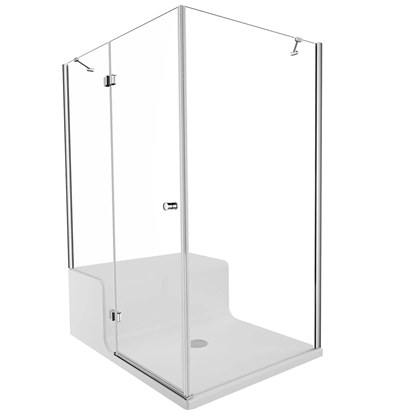 Vitra Roomy Neo Kompakt Sol Çekmece Duş Ünitesi 120x90 cm