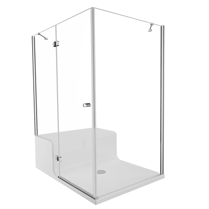 Vitra Roomy Neo Kompakt Sol Duş Ünitesi 120x90 cm