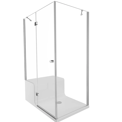 Vitra Roomy Neo Kompakt Sol Duş Ünitesi Dolap 120x80 cm