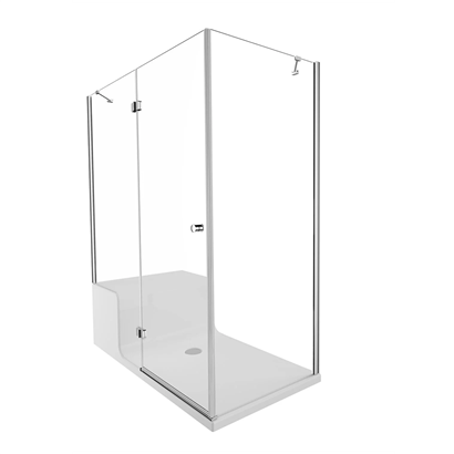 Vitra Roomy Neo Kompakt Sol Duş Ünitesi 150x80 cm
