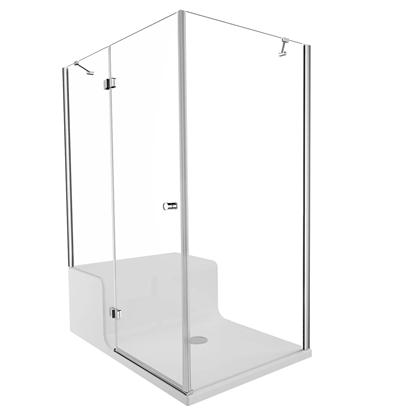 Vitra Roomy Neo Kompakt Sol Duş Ünitesi 120x80 cm