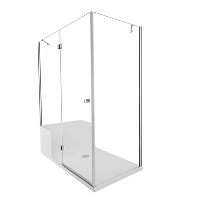 Vitra Roomy Neo Kompakt Sol Duş Ünitesi Dolap 150x90 cm