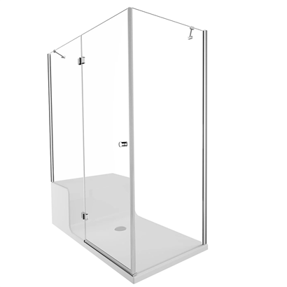 Vitra Roomy Neo Kompakt Sol Duş Ünitesi 150x90 cm