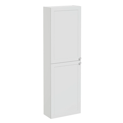 Vitra Root Classic Boy Dolabı 55 Cm, Kapaklı, Dar Mat Açık Gri