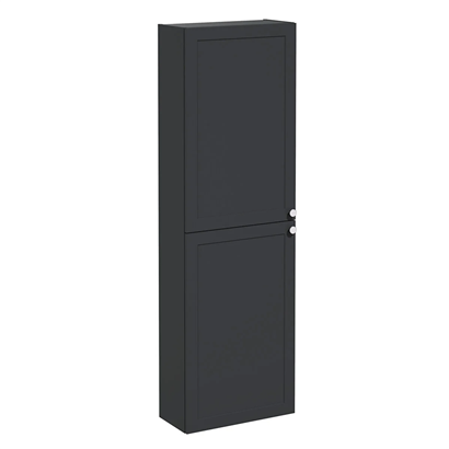 Vitra Root Classic Boy Dolabı 55 Cm, Kapaklı, Dar Mat Grafit