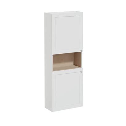 Vitra Root Classic Boy Dolabı 55 Cm, Kapaklı, Dar, Kısa Mat Açık Gri