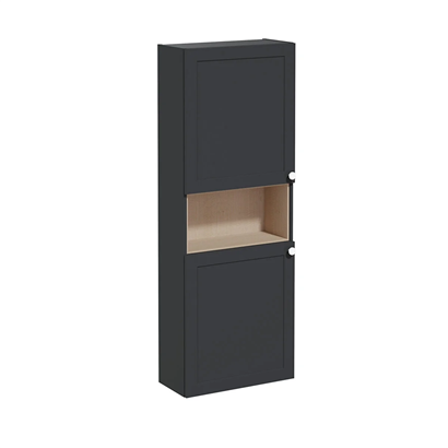 Vitra Root Classic Boy Dolabı 55 Cm, Kapaklı, Dar, Kısa Mat Grafit