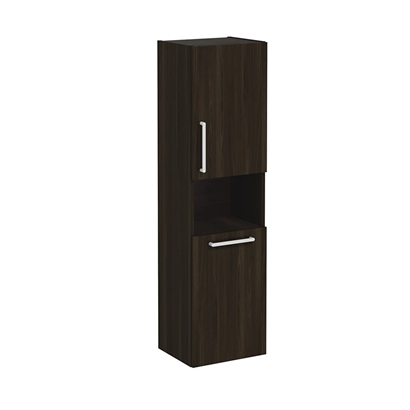 Vitra Root Flat Boy Dolabı 40 Cm, Kapaklı, Kısa Çamaşır Sepetli, Ceviz, Sağ