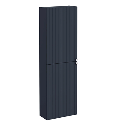 Vitra Root Groove Boy Dolabı 55 Cm, Kapaklı, Dar, Kısa Mat Lacivert