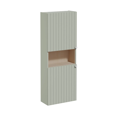 Vitra Root Groove Boy Dolabı 55 Cm, Kapaklı, Dar, Kısa Mat Retro Yeşil