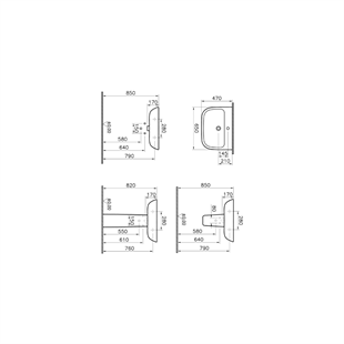 Vitra S20 Standart Lavabo, 65 Cm