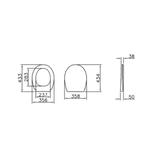 Vitra S20 Round Nuvoplast Yavaş Kapanır Klozet Kapağı