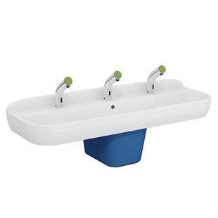 Vitra Sento Kids Üçlü Çocuk Lavabo (Tek Kademeli), 125 Cm
